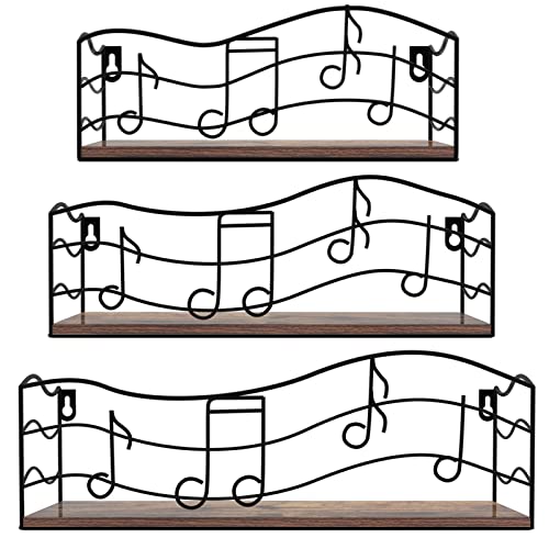 Music Note Floating Shelves