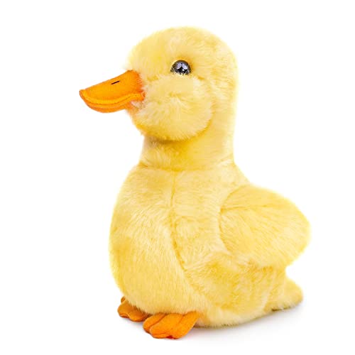 ZHONGXIN MADE Yellow Little Duck Plush, 5.5inch Simulation Duck Stuffed Animal, Little Baby Duck Doll Plush Toys as Gift for Your Kids - 5inch Yellow Duck