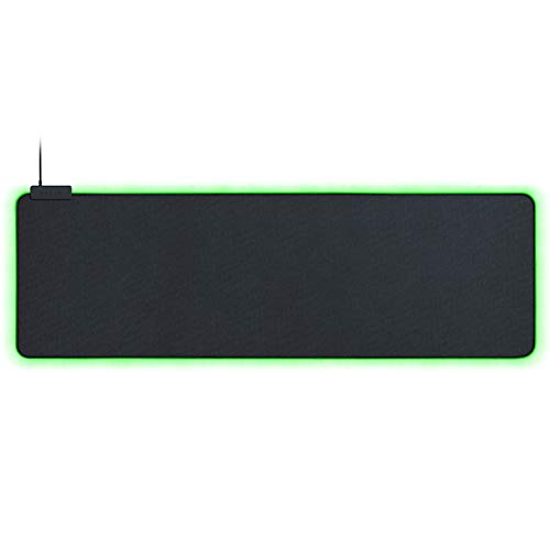 Razer Goliathus Extended Chroma Gaming Mousepad: Customizable Chroma RGB Lighting - Soft, Cloth Material - Balanced Control & Speed - Non-Slip Rubber Base - Classic Black - Wide - Classic Black - Mousepad