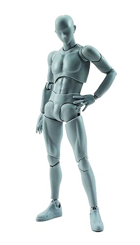 Bandai - Figurine S.H.Figuarts - Body Kun (male) DX Set Grey Color Version - 4549660040880