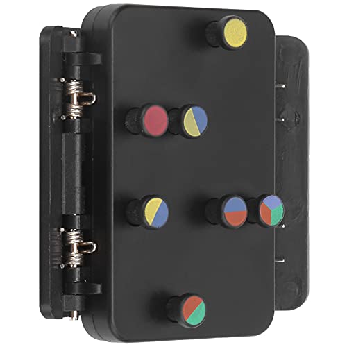 Ukulele Chord Trainer, Gel 6 Colors Round Button Clip On Design Easy Installation Ukulele Practice Assistant Easy to Remember Eliminates Finger Pain Chord Assisted - Ukulele Booster