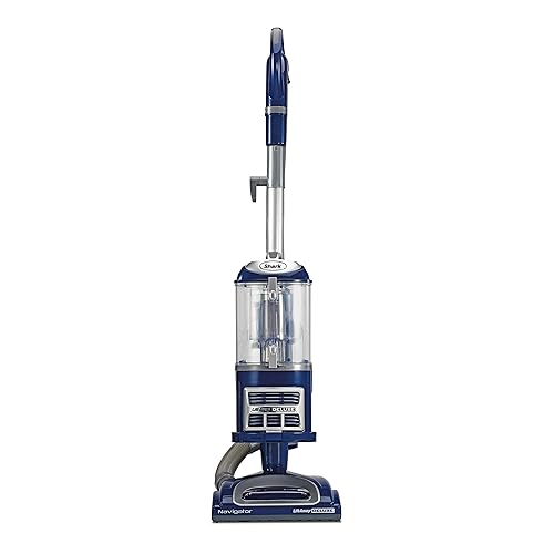 Shark NV360 Navigator Lift-Away Deluxe Upright Vacuum with Large Dust Cup Capacity, HEPA Filter, Swivel Steering, Upholstery Tool & Crevice Tool, Blue - Blue
