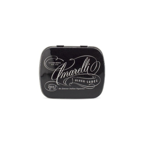 Amarelli Black Label 20g Tin - Finest Italian Pure Black Liquorice | Default Title