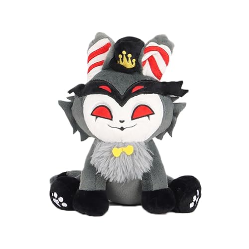 Hazbin Hotel Plush, Helluva Boss Cute Characters Meow Anime Plushies, Charlie/Husk/Angel/Lucifer/Alastor/Vaggie Stuffed Cat Toys Gifts for Fans Boys Girls Kids Birthday Christmas (Stolas_11.8in) - Stolas_11.8in