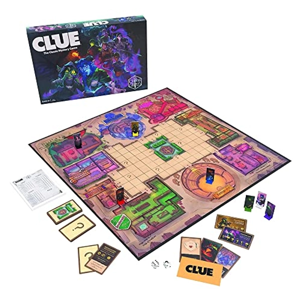 USAOPOLY CLUE: Critical Role | Solve The Mystery in This Collectible Clue Game Featuring Characters & Locations from Mighty Nein Campaign Officially-Licensed Game, (CL139-516-002200-04)