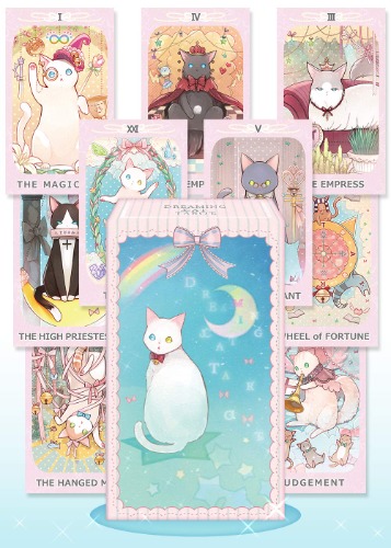 【日本語正規品】ドリーミング キャット ライダー版タロット 78枚セット DREAMING CAT TAROT タロットカード かわいい