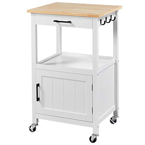 Yaheetech Rolling Kitchen Island