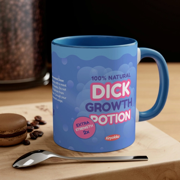 Dick Growth Potion Mug Meme Gag Gift Twitch Vtuber Gamer Streamers Fans