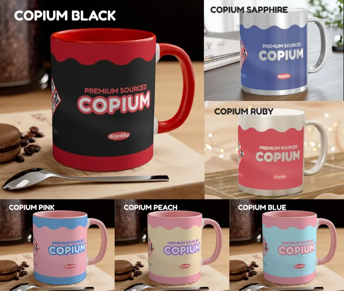 Copium Mug Meme Gag Gift for Gamers Twitch Streamers Vtubers