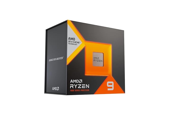 AMD Ryzensets 9 7900X3D Processor with 3D V cache technology (Integrated radeon graphics, 12cores/24threads, 120W TDP, Socket AM5, Cache 140MB, up to 5.6 GHz max boost, no cooler - Ryzen 9 7900X3D