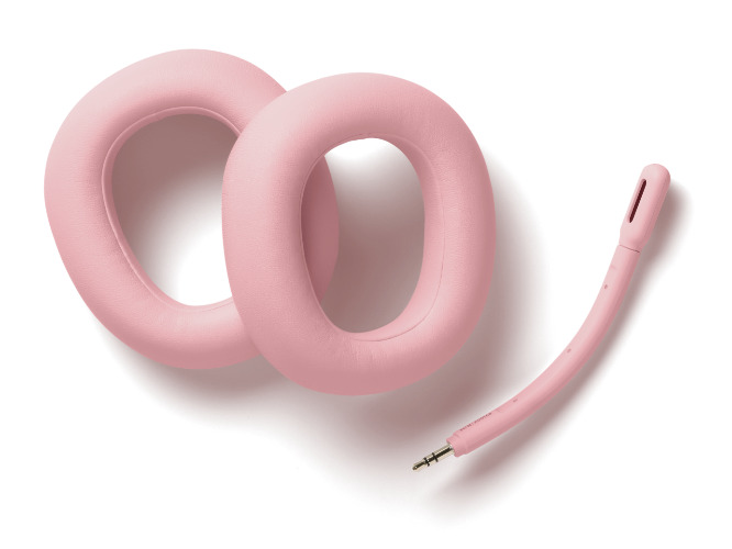 Aurora Collection ear pads and mic boom for the G735-headset