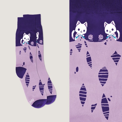 Knitting Cat Socks | Socks