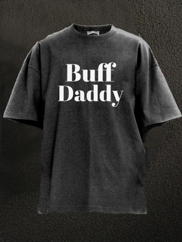 buff daddy Washed Gym Shirt | Black / L / TH