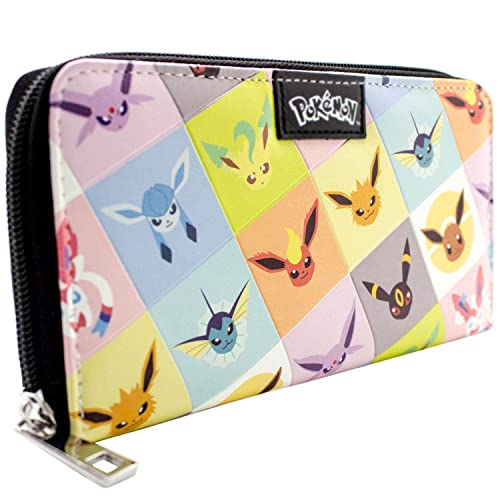 Eevee Eeveelution Umbreon Jolteon Portemonnaie Clutch Münzfach & Kartenhalter, Mehrfarbig