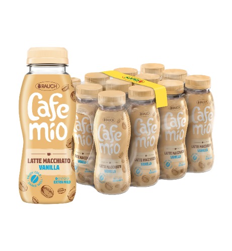 Rauch Cafemio Latte Macchiato Vanilla, 12er Pack (12 x 250 ml) - Vanilla Nut Single