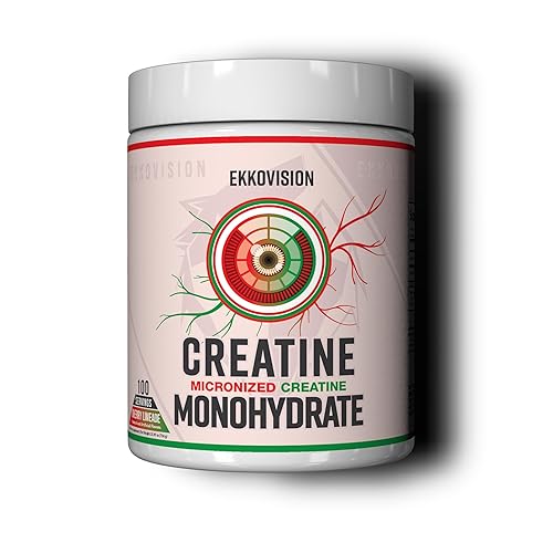 Ekko Creatine Monohydrate Powder, Micronized, Cherry Limeade, Pre Workout & Post Workout Supplement for Men & Women, Energy Support, Easy to Mix in Shakes, Smoothies & Beverages, 100 Servings - Cherry Limeade - 100 Servings (Count of 1)