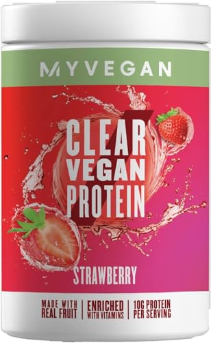 Myprotein Clean Vegan Plant Protein Powder 320g Strawberry,MYP9068/100/102 - Strawberry - 320 g (Pack of 1)