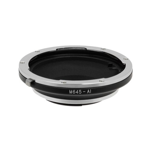 Fotodiox Pro Lens Mount Adapter Compatible Mamiya 645 MF Lenses to Nikon F-Mount Cameras - Mamiya 645 MF - Pro - Adapter