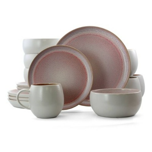 16pc Stoneware Dinnerware Set