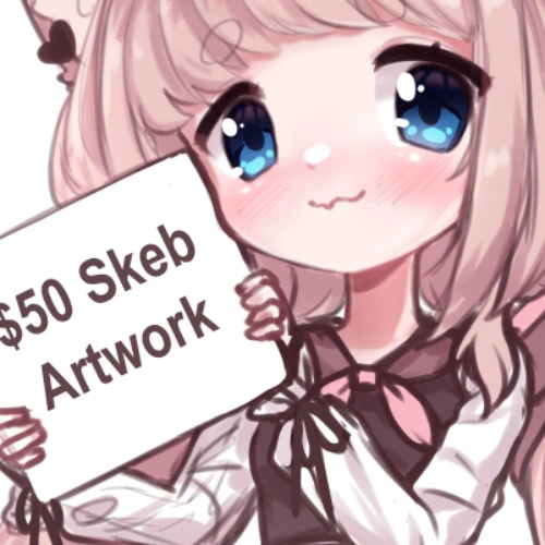 $50 Skeb artwork commission as a treat