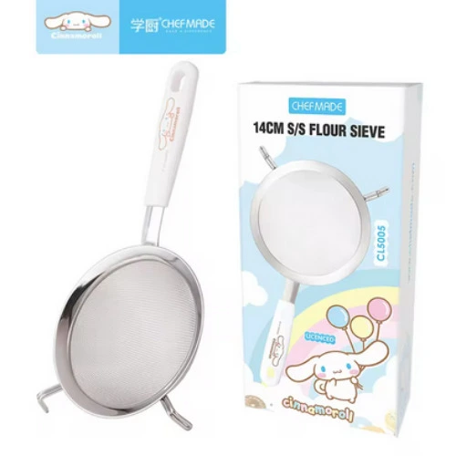 Sanrios Egg Beater Anime Cinnamoroll Baking Tool Set Cutter Baking Tin Foil Whisk Flour Sieve Cake Spatula Kitchen Cute Gift - AliExpress 26