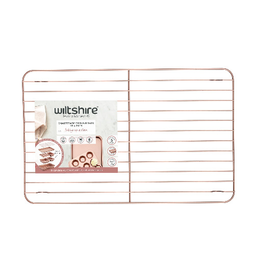 Wiltshire Stackable Cooling Rack, Rode Gold, 350 x 230 mm