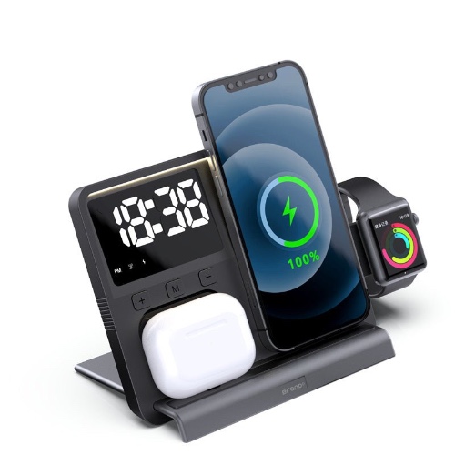 Moderno Desk Station Wireless Charger for iPhone, Apple Watch & AirPods