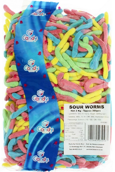 Nowco: Sour Worms Bulk Bag 