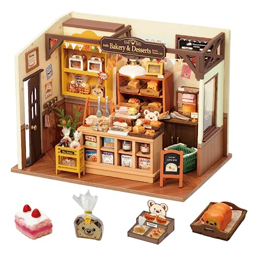 Rolife DIY Miniatur Haus Deko-Becca's Backhaus- Miniaturen Geschenkidee für Frauen Mädchen (DG161)