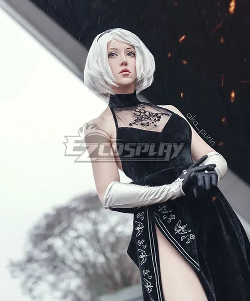 NieR: Automata 2B YoRHa No. 2 Type B Evening Dress Cosplay Costume