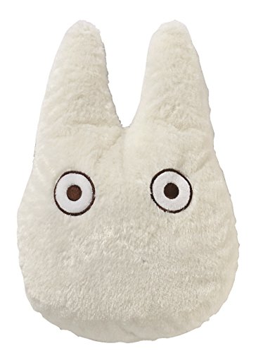 Studio Ghibli via Bluefin Marushin My Neighbor Totoro Small White Totoro Die-Cut Cushion - Official Studio Ghibli Merchandise, 12 inches - Small White Totoro