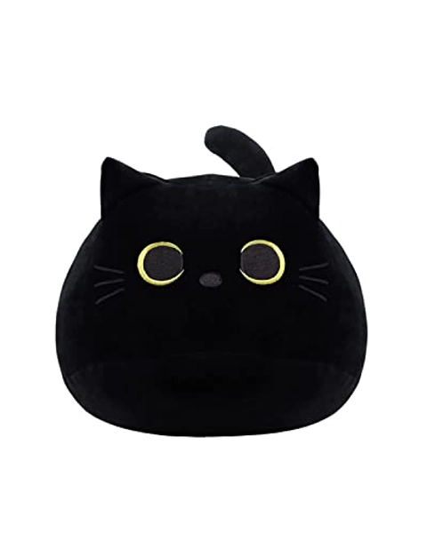 iBccly Black Cat Plush Toy: Soft, Stuffed Animal Pillow, Baby Sofa Decoration, Cat-shaped Design