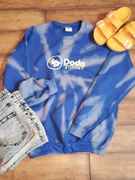 DAL Bleachy Blue Sweatshirt | Etsy