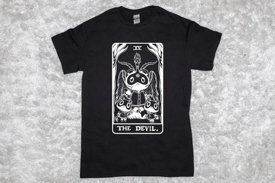 Tom Nook as the Devil T-shirt  Tarot Collection | Etsy