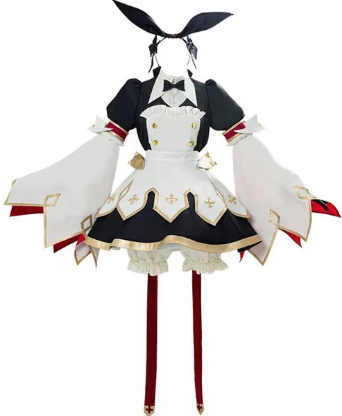 Nsoking FGO Fate Apocrypha Cosplay Fate Grand Order Servant Maid Astolfo Saber Dress Halloween Costume - X-Small Male