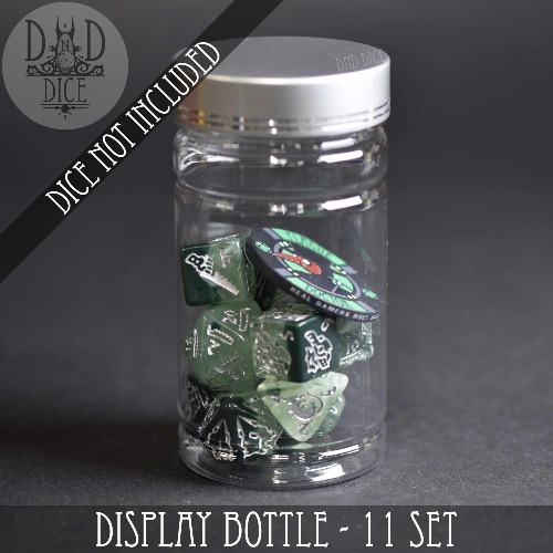 Display Bottle - 7 & 11 Dice Sets - 10 Pack (11 Dice Set)