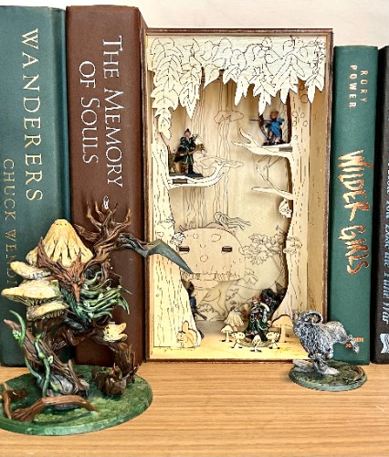 The Grove Book Nook and Miniature Display - DIY Kit