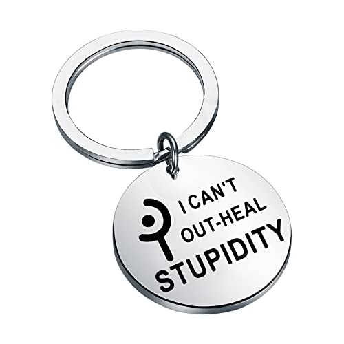 FAADBUK FF14 White Mage Inspired Gift FF14 Meme for Gamer I Can’t Out-Heal Stupidity FF14 Fan Gift - Out-heal