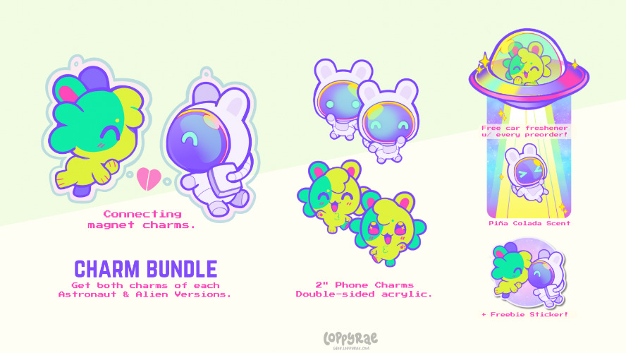PREORDER: “Space Travelers” Charm Bundle