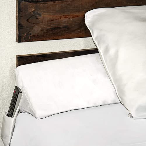 SnugStop The Original Bed Wedge | Gap Filler Between Your Headboard and Mattress | Triangle Pillow Wedge | Bed Filler Wedge | Gap Headboard Filler | Gap Bed Stoppers | Don't Lose Your Pillow(Full) - Full
