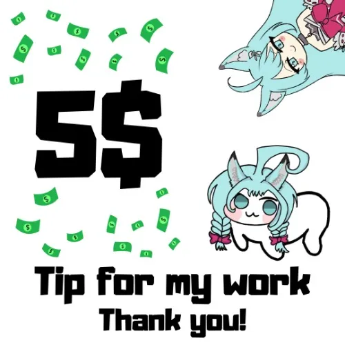 $5 TIP FOR MY WORK