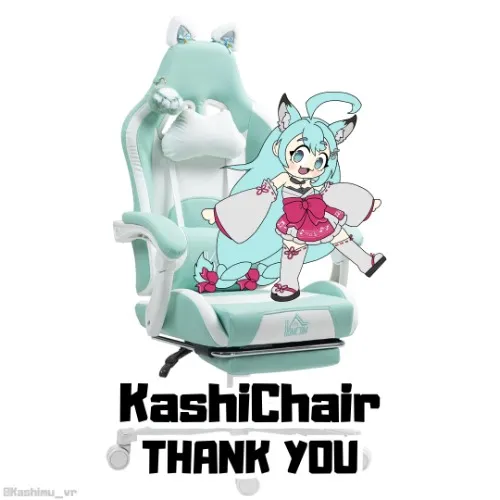 HOMCOM Gaming Chair Kashimu Cute and Funny edition uwu