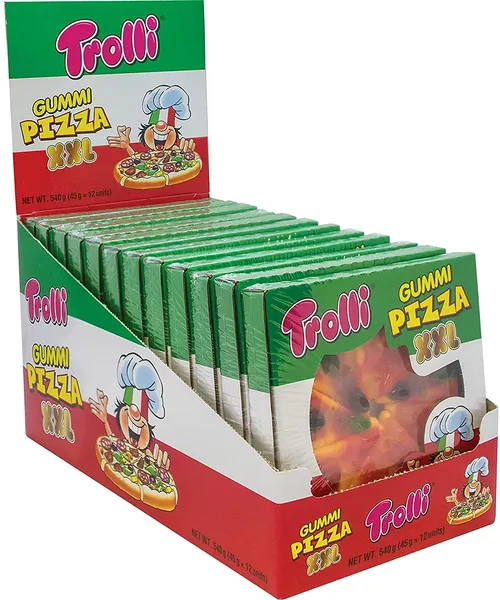 Trolli Gummi Pizza, 540 g, Pack of 12