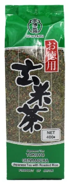 Ujinotsuyu Tokuyo Genmaicha Japanese Green Tea with Roasted Rice, 400 g