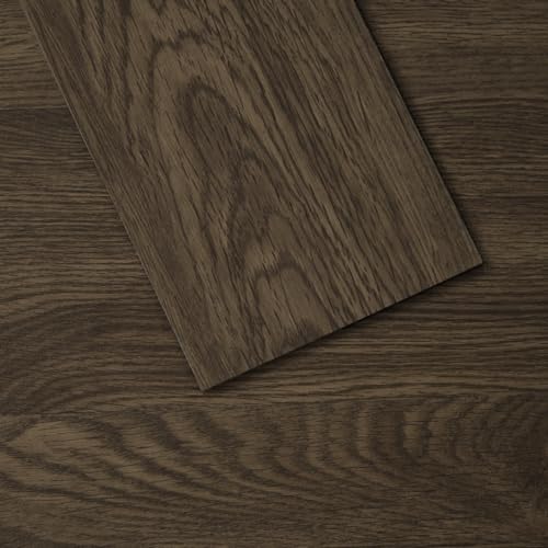 Mysflosy Luxury Vinyl Flooring Planks Self-Adhesive, Waterproof Peel and Stick Flooring, 6’’ x 36’’ Vinyl Flooring, 36pack 54 Sq.Ft, DIY Deep Wood Grain Planks Easy to Install for Kitchen, Living Room - 36 x 6 inches - Natural Oak - 36