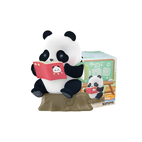 52TOYS Panda Roll Kindergarten Series, 1Pc Candybox Random Cute Popular Collectible Flocking Panda Figures Toys, Creative Panda Gift for Boy Girl Christmas Birthday Party Holiday - Panda Roll Kindergarten