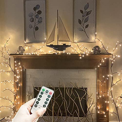 The Light Garden Lighted Willow Vine+Remote - Vine+Plug+Remote