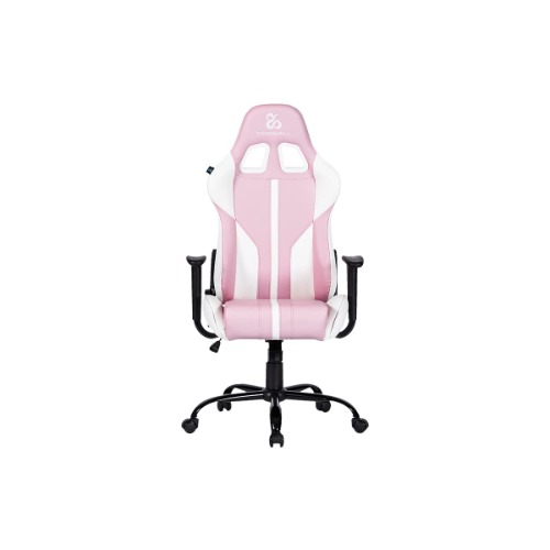 Newskill Silla Gaming Horus, Reclinable 180º, Altura Ajustable, Reposabrazos Fijos, Cojín Lumbar y Cervical, Ergonómica, Pistón Clase 4, Piel Sintética, Silla Gamer Rosa