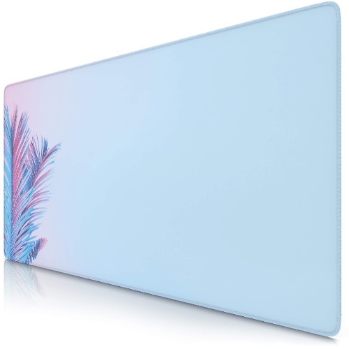 TITANWOLF – Alfombrilla Gaming XXL para ratón 900 x 400 – Mouse Pad - Precisión y Velocidad - Parte Inferior de Goma para una sujeción Estable - Antideslizante Resistente al Agua – Motivo Tropical