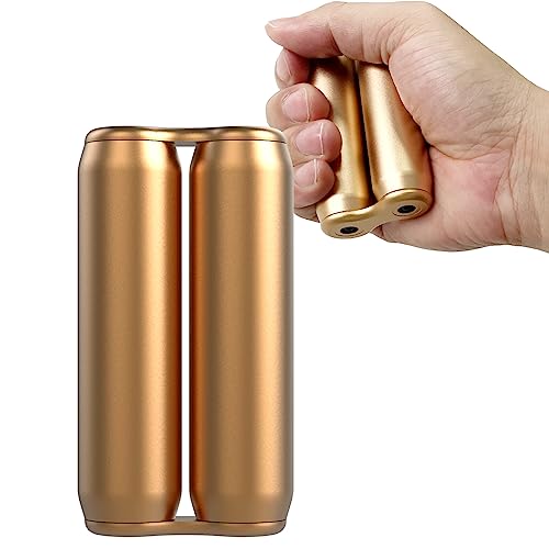 Acdolf Juguete de Mano para Adultos, Rodillo para la Palma de la Mano, Ayuda a aliviar el estrés, la ansiedad y la tensión (Oro)… - Oro